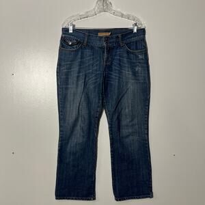 Vintage Abercrombie & Fitch Bootcut Washed Blue Denim Jeans Women’s Size 6
